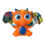 Bebê Dragão Flying Baby Com Asas - Laranja - comprar online