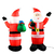 Imagem do Papai Noel Inflável Ar Livre Decoração Natal Bivolt - 1,30m