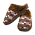 Pantufa Masculina Xadrez Marrom 40/41 - loja online