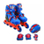 Kit Patins com Acessórios de Segurança Azul - Tam. 30-33