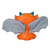 Bebê Dragão Flying Baby Com Asas - Laranja - Blumarket | Loja Online Utilidades Domésticas, Pet, Casa e Decoração