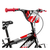 Bicicleta Infantil Pro Aventura Aro 16 Com Rodinhas - Vermelha - Blumarket | Loja Online Utilidades Domésticas, Pet, Casa e Decoração