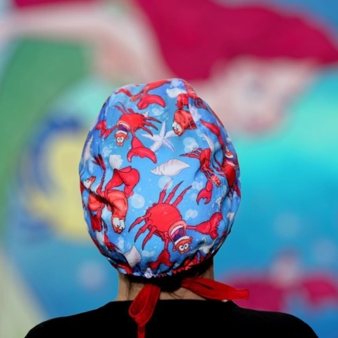 Gorro Quirúrgico La sirenita Sebastian
