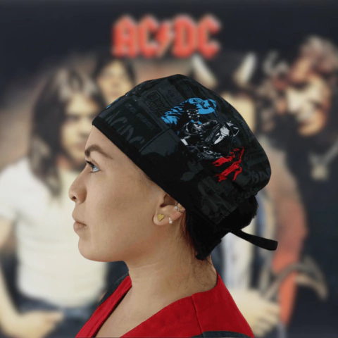 GORRO QUIRURGICO AC/DC