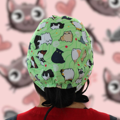 Gorro Quirúrgico Gatitos