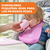 Vaso De Silicona Take Eat Easy Chicco Color Celeste Liso - tienda online
