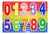 Juego De Encastre Puzzle De Madera Numeros Ok Baby