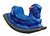 Caballito Mecedor Super Rodacross Color Azul Plastico Nacion