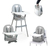 Imagen de Silla De Comer Love Bebe Altura Regulable 3 En 1 Plegable Co