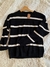 Sweater Rayado - Negro en internet