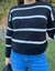 Sweater Rayado - Negro - comprar online