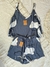 Short de Lino - azul en internet