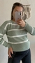 Sweater Rayado - Verde - tienda online