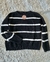 Sweater Rayado - Negro - KATALDINAS 