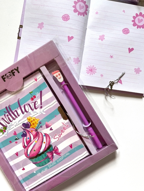 Kit diário docinho lilás Fofy - comprar online