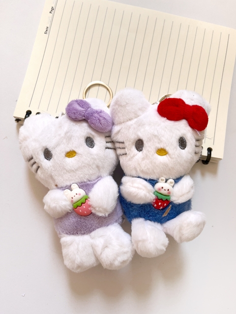 Chaveiro pelúcia 12cm Hello Kitty - comprar online
