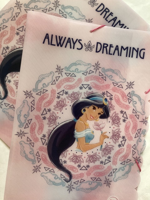 Pasta aba elástica Princesa Jasmine