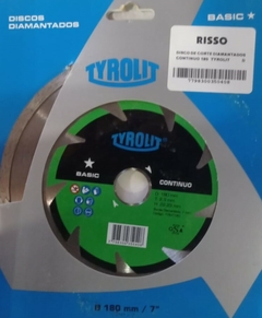 DISCO DE CORTE DIAMANTADO CONTINUO - TYROLIT