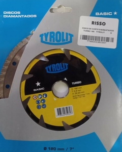 DISCO DE CORTE DIAMANTADO TURBO - TYROLIT