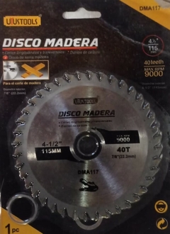 DISCO MADERA - UYUSTOOLS