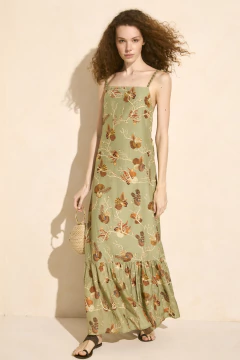 Yatay Straight Neckline With Ruffle on internet