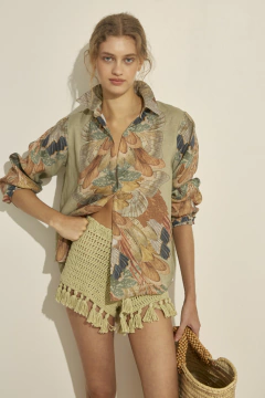 Crochet Tasseled Short on internet