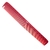 Pente de Corte Carbono Anti Estático 21,5cm CB1235 Umi - Essencial Barber 