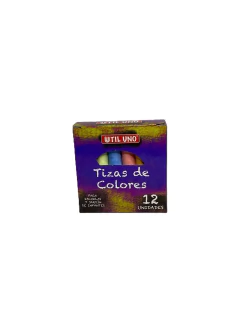 (LIB) 376087-TIZA COLORES SURT. X 12 U UTIL1 (TIZC
