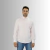 Camisa Manga Longa Slim Fit Oxford Button Down Rosa