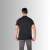 Camiseta Premium Algodão Egípcio Gola Alta Preto - J@n.Paty® - Moda Masculina e Feminina