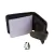 Carteira Couro Legítimo Abotoadura Liso Preto - comprar online