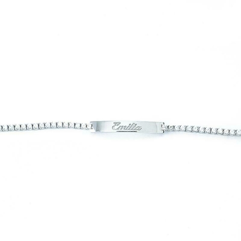 Pulseira Personalizada Riviera Prata 925