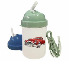 Cantimplora Auto Rojo Coleccion Antiguo