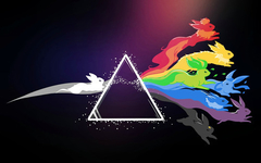 Cuadro Pokemon Transformacion Pink Floyd Prisma