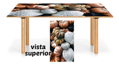 Vinilo Para Mesa Comida Saludable Vida Morron #4