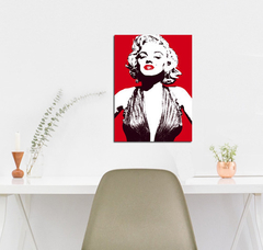 Cuadro Marilyn Monroe Red Sexy Diva Norma Jean Baker - comprar online