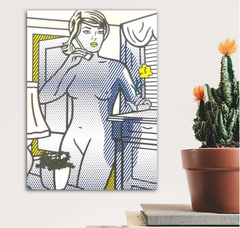 Cuadro Lichtenstein Nude With White