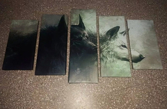 Cuadro Lobos Wolf Wild Animal Life