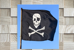 Cuadro Piratas Barco Mar Playa Paisaje #1