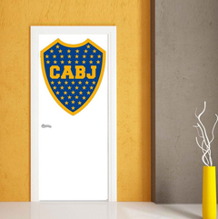 Vinilo Para Puerta Boca Juniors Con Tu Nombre Bebe