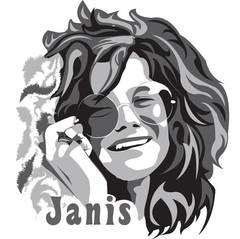 Cuadro Janis Joplin Cantante Hermosa Rock Blues #2