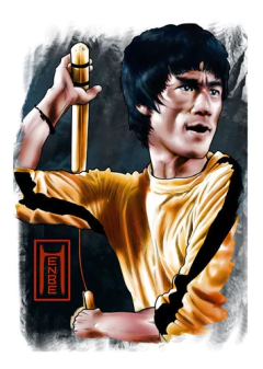 Cuadro Bruce Lee Artes Marciales Kung Fu Dragon #8