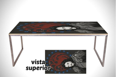 Vinilo Para Mesa Game Of Thrones Jon Snow Targaryen