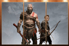 Cuadro Triptico God Of War Juegos Playstation 4 #8