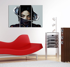 Cuadro Triptico Michael Jackson Xscape Pop