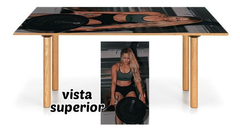 Vinilo Para Mesa Gym Stretch Salud Vitalidad Flexiones #2