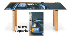 Vinilo Para Mesa Motor V8 Tuercas Torque Potencia #6