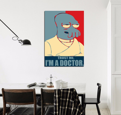 Cuadro Trust Me I'm A Doctor Funny Cartoon Zoidberg