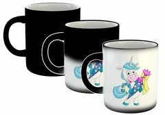 Taza Unicornio Hombre Con Un Ramo en internet