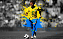 Cuadro Neymar Futbol Brasil Brazil Delantero #7